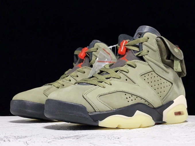 Rep Air Jordan Scott Travis CN1084-200 Olive Medium x 6 0627